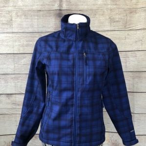 Free Country blue and black plaid jacket